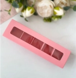 Коробка для 5 конфет РОЗОВАЯ
