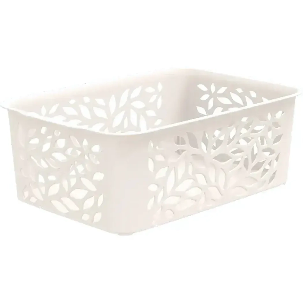 Корзина Leaves 2,3л 222х81мм (молочный)