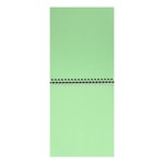 Скетчбук Полином, формат А5, 50 листов, зелёный офсет, серия "Зелёные листья"