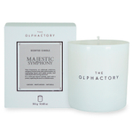 Свеча ароматическая the olphactory, white insignia, majestic symphony, 60 ч
