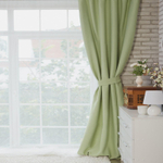 Штора портьерная 135*250 см.215 гр/м2, блэкаут,100% п/э (мятный)