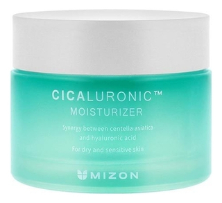 MIZON Увлажняющий крем для лица с экстрактом центеллы азиатской и гиалуроновой кислотой - CICALURONIC MOISTURIZER ,50 мл
