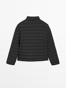 Massimo Dutti Пуховик, черный