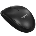 Мышь проводная Logitech B100, 800dpi, черный, Retail, 1.8м (910-005547)
