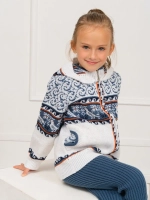 Кофта вязаная с капюшоном