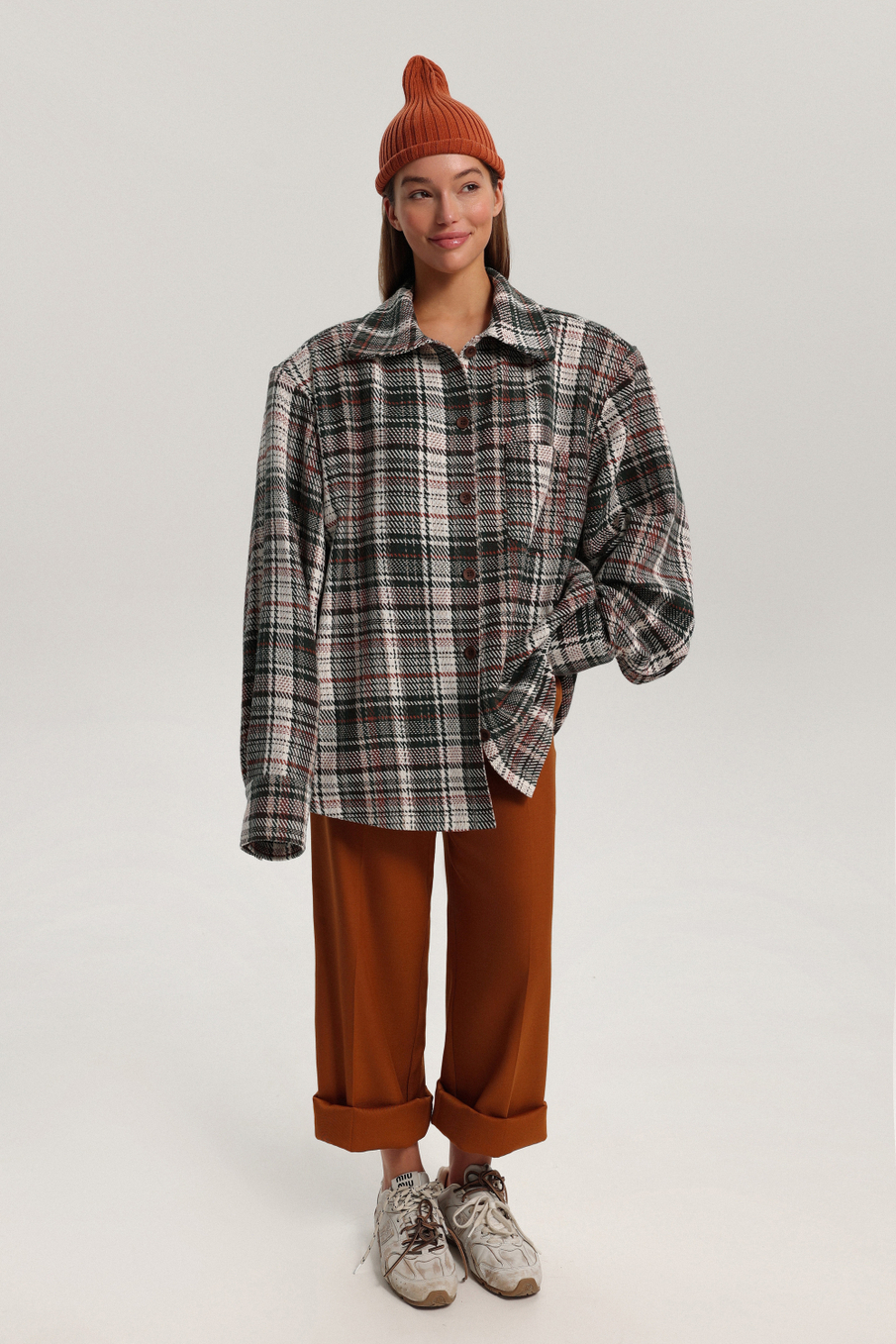 Рубашка из твида