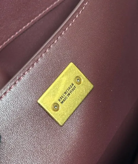 BALENCIAGA RODEO HANDBAG Бордовый