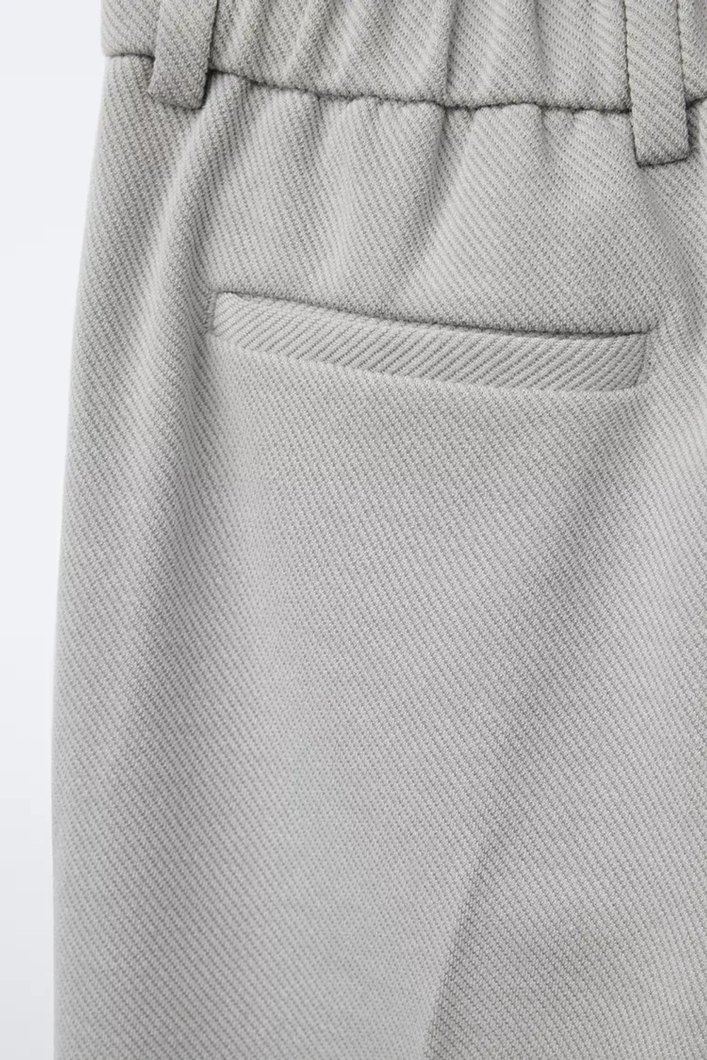 ZARA КОСТЮМНЫЕ БРЮКИ КОМФОРТНОЙ ПОСАДКИ, СИНЕВАТЫЙ