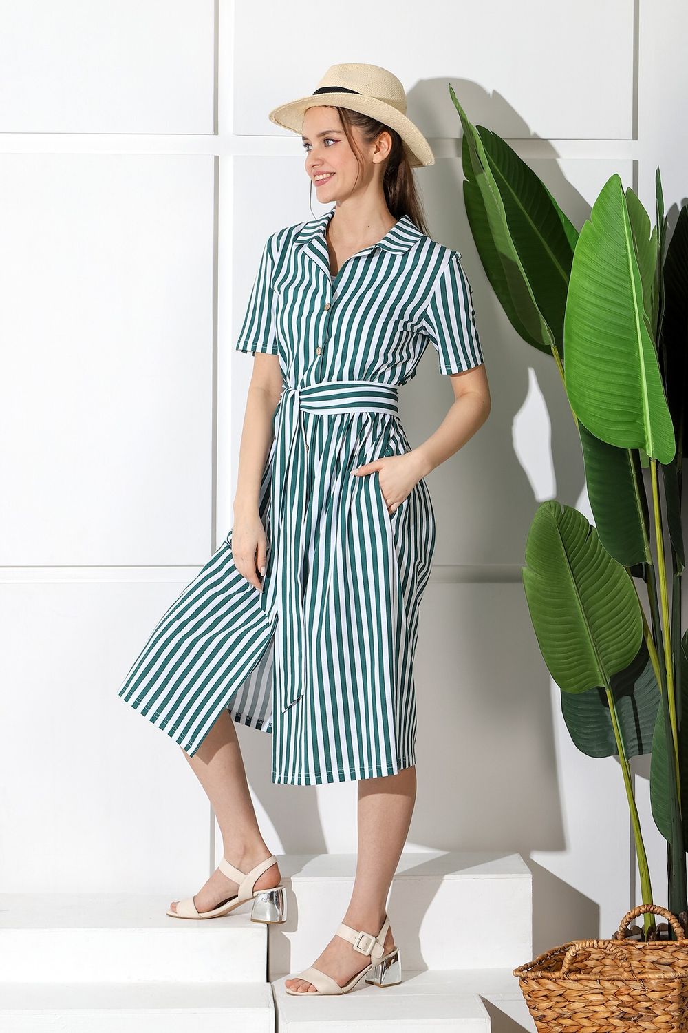 Платье женское Лагуна-3 Виотекс ЗЕЛЁНЫЙ