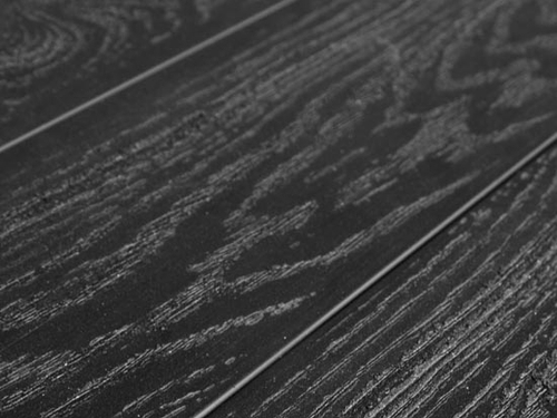 Террасная доска ДПК Padus (T) - тангенциальный распил черный.