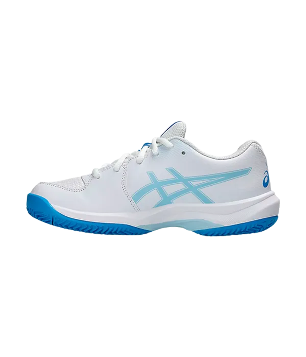 Asics Gel-Game GS Clay-OC Детские кроссовки белый-синий берег