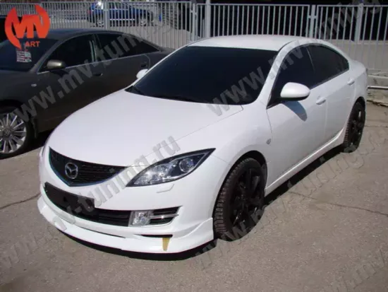 Юбка SPORT переднего бампера для Mazda 6 GH