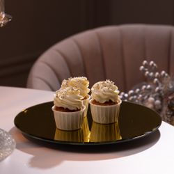 ТОРТОВНИЦА ВРАЩАЮЩАЯСЯ "GOLDEN MIRROR" 30 СМ