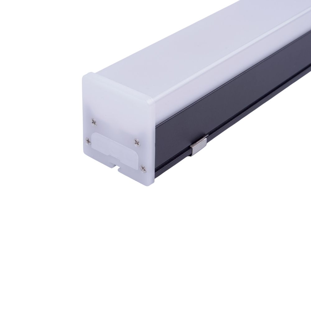 ULO-N10A-40W-4000K-L120 IP40 BLACK Светильник линейный светодиодный подвесной. Прямой. 120см. Белый свет 4000K. 4000Лм. Алюминий. Цвет черный. TM Uniel