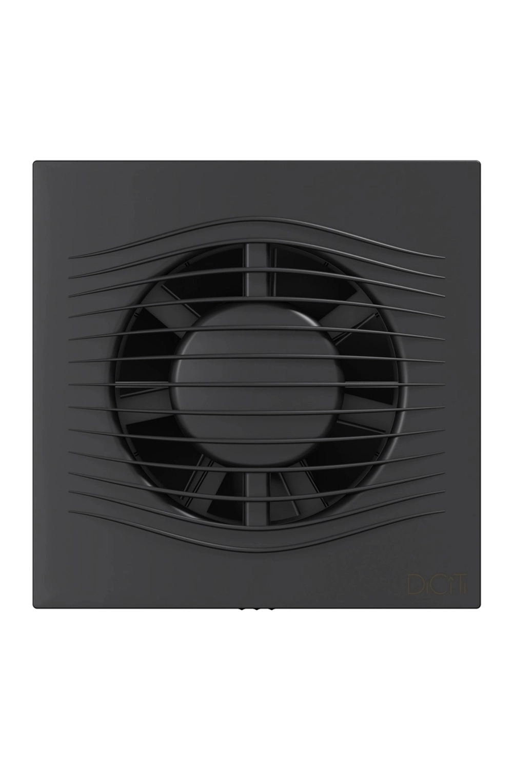 Вентилятор накладной SLIM D100 обратный клапан Dark Gray metal DICITI