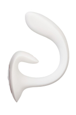 Белый вибратор для G-стимуляции G for Goddess 1 (Цвет: белый)