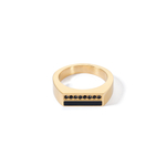Кольцо Coeur de Lion Black-Gold 0133/40-1316 56