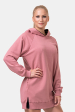 Толстовка женская Everyday HERO Long Sweatshirt with a hoodie 580 Розовая