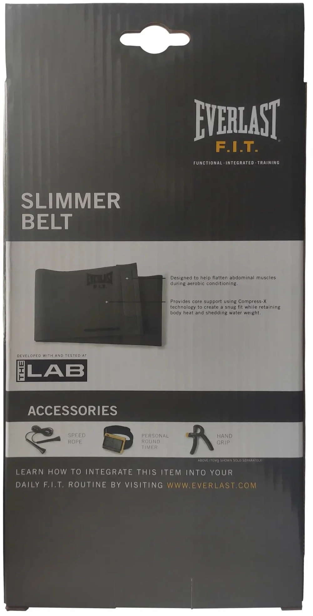 Пояс для похудения компрессионный Everlast Slimmer Belt