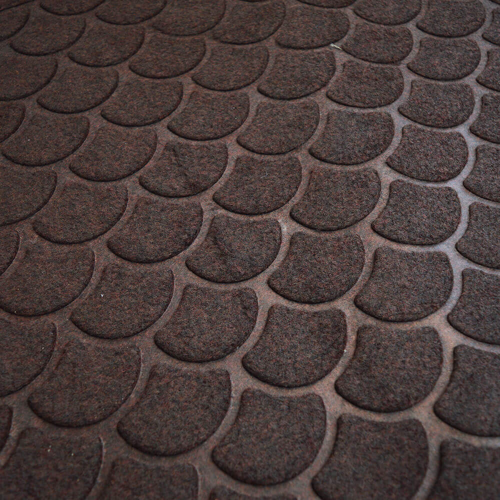 Коврик 80*120см придверный влаговпитывающий, темно-коричневый