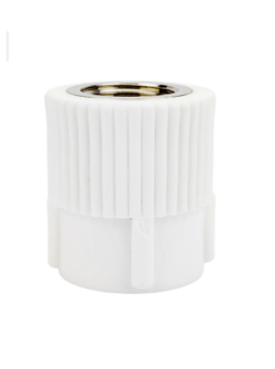 Муфта РР разб. 25*1/2" вн. белый (Tebo)