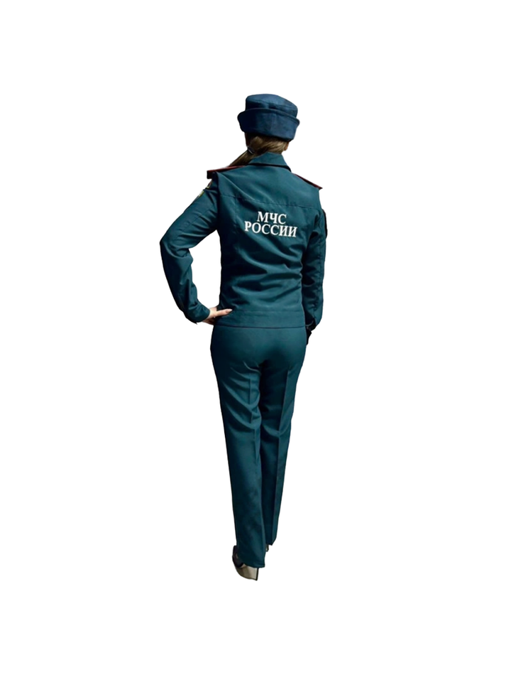 Костюм женский летний облегченный МЧС (ткань габардин) (А)