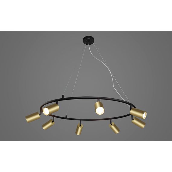 Подвесная люстра Crystal Lux CLT 015C8 D800 BL-GO