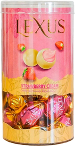 Шоколад Лексус Конфеты с Клубничным Кремом в тубе / Lexus Strawberry Cream in tube 180г