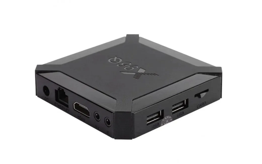 Медиаплеер Смарт ТВ приставка X96Q 8/128 ГБ Андроид , 4K Ultra HD, Медиаплеер SMART TV, Wi-Fi Android, 8 ГБ/128 ГБ, Wi-Fi, черный
