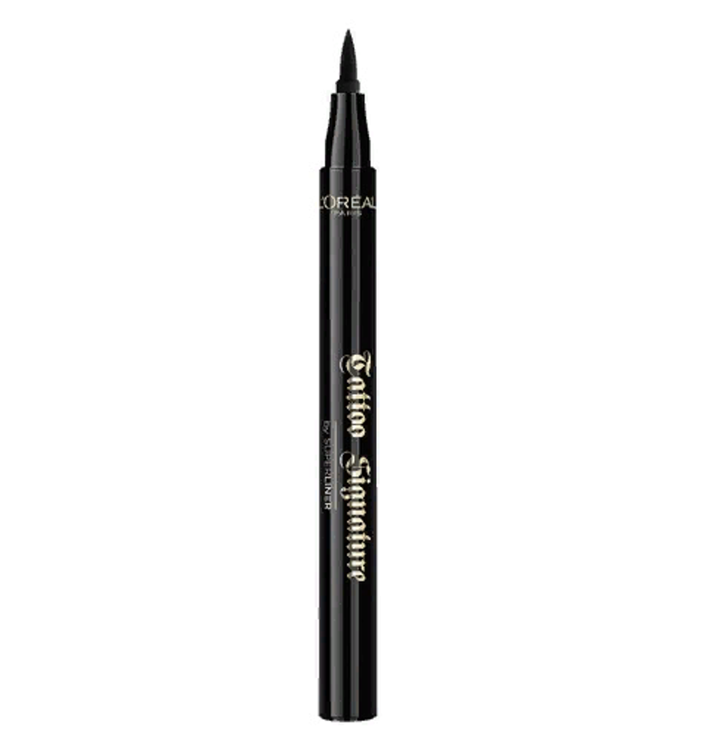 L'Oreal Paris Подводка для глаз  Tattoo Signature, супер лайнер, водостойкая, тон №01, Черный
