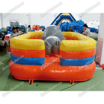 Коммерческий надувной батут "Кот на отдыхе"