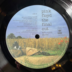 Винтажная виниловая пластинка LP Pink Floyd The Final Cut (Japan 1983) (Obi) The Post War Dream