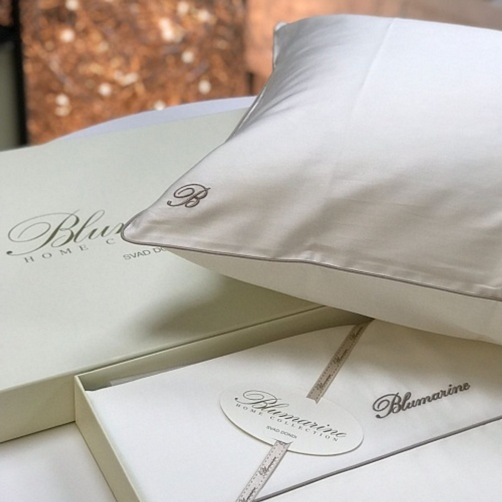 Постельное белье 2 спальное евро Blumarine Profilo Blu Burro