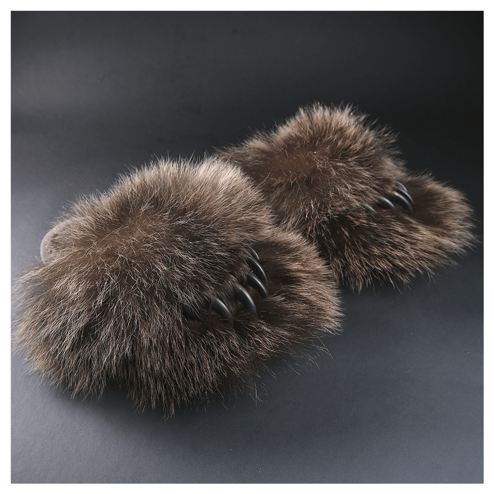 Тапки из меха «Косолапки»