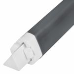 Ластик выдвижной + 2 сменных ластика BRAUBERG "TRIOS", 120х6,9х7,8 мм, графитовый корпус, 272692