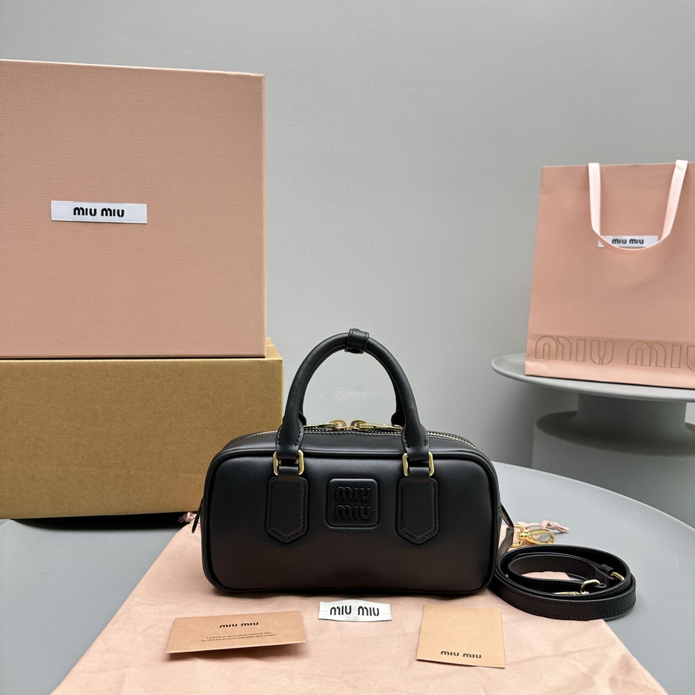 Miu Miu Arcadie Leather Bag 22 cm