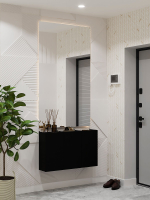 Шкаф универсальный навесной HOME Simple 54*20*30 Черный