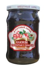 Белорусская клюква протертая с сахаром 350г. Городея - купить с доставкой по Москве и всей России