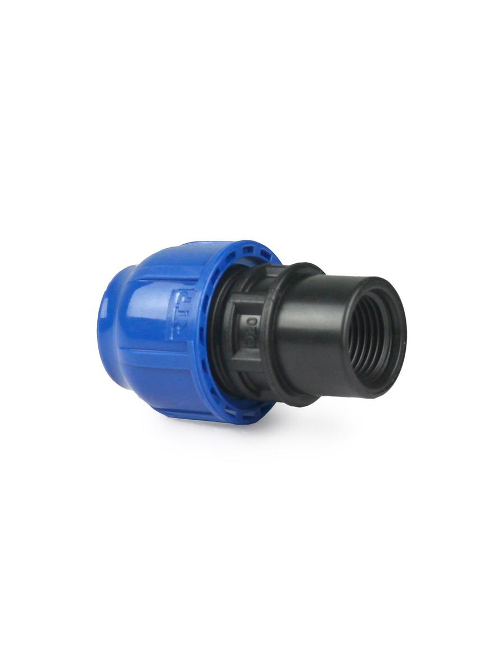 Муфта компрессионная внутр. резьба PN16 d20х1/2дюйм для ПЭ труб RTP 11477
