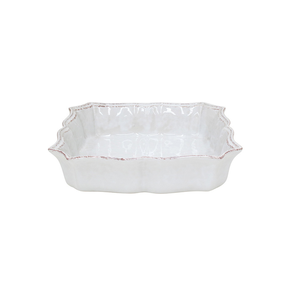 Блюдо для запекания Impressions, 25х25х6 см, цвет белый керамика Costa Nova
