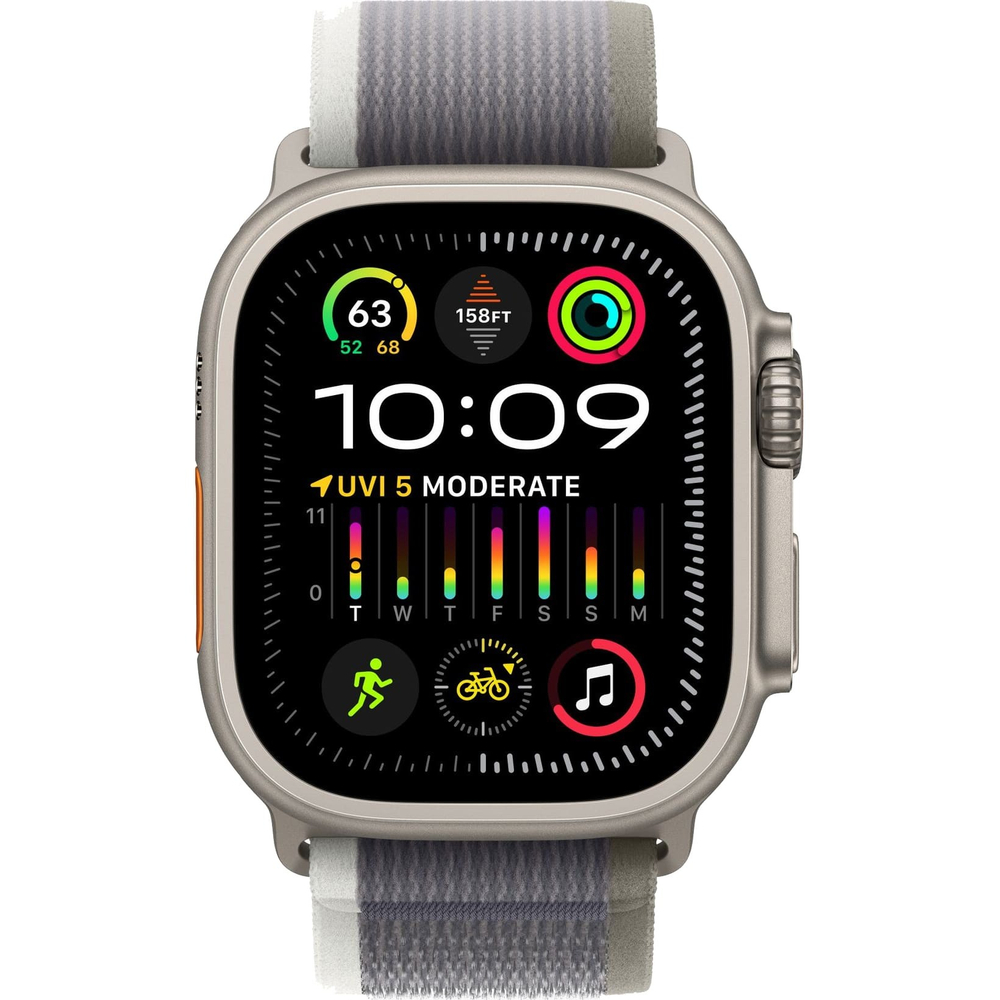 Apple Watch Ultra 2 49mm Trail Loop Gray / Titanium Case