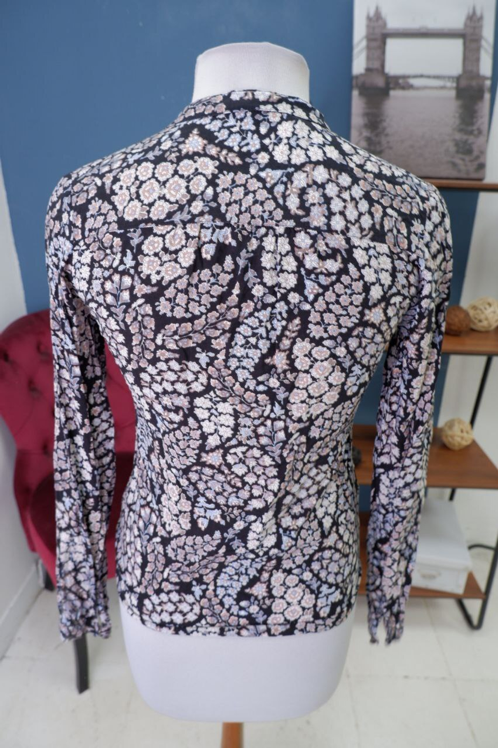 Блузка Zolla цветочная 42 размер