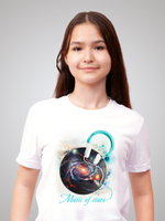 Футболка с принтом "Музыка звезд" Music of stars