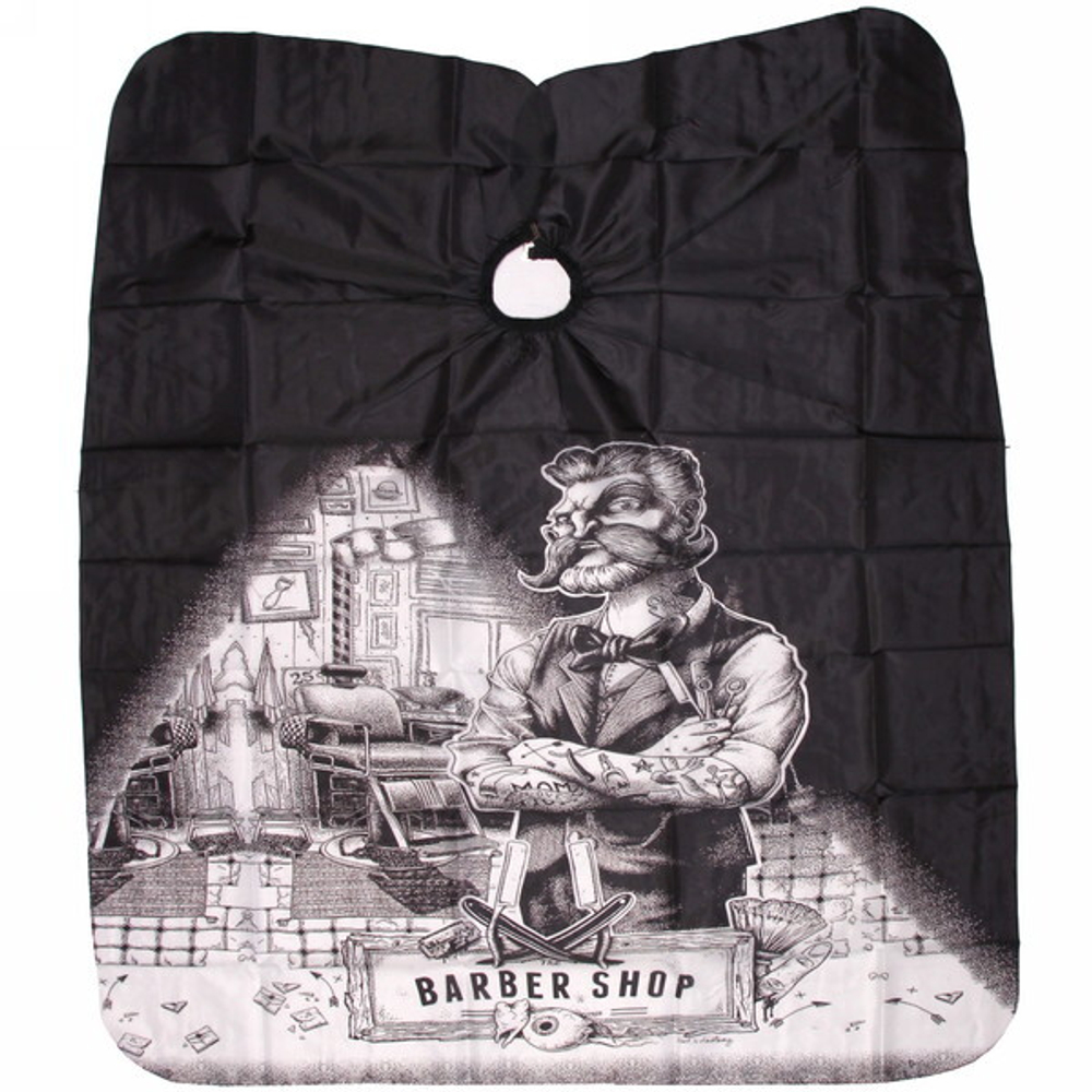Пеньюар парикмахерский «Barber Shop», 160*140см