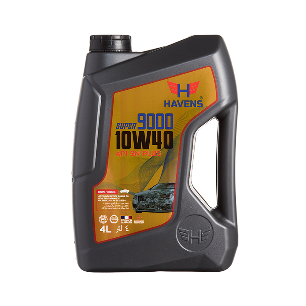 HS910W40SNP4 Havens Super 9000 SAE 10W40 API SN PLUS, SN/CF, SM/CF 4L