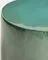 Уличный приставной столик Mesquida из керамики с бирюзовой глазурью 35 см