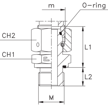 Штуцер FNE DL18 26х1.5