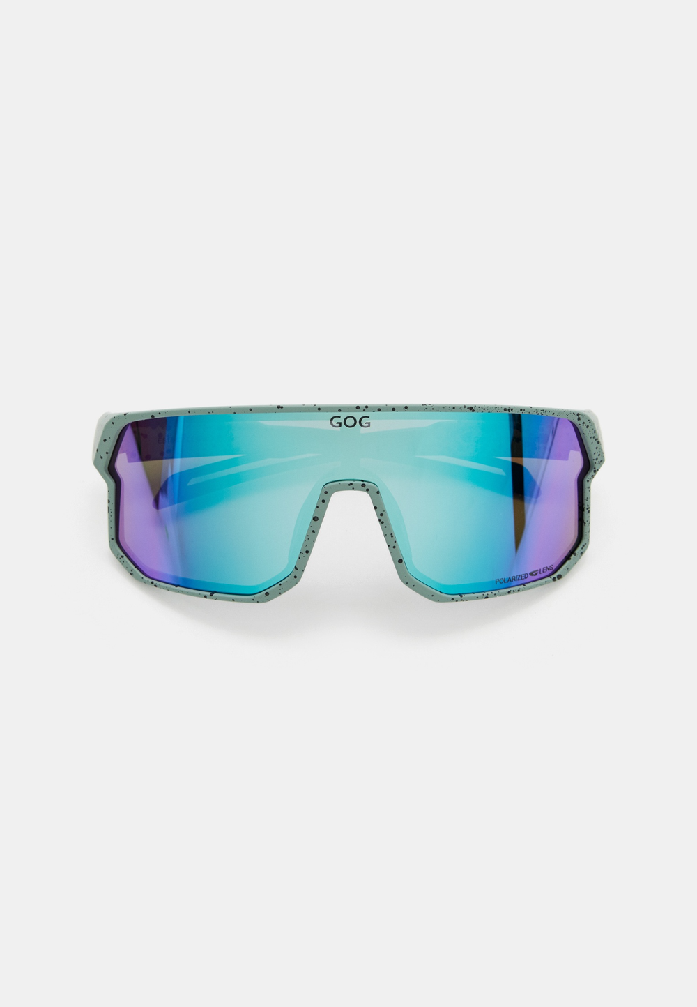 Спортивные очки GOG Vidar / Matt Green-Black / Polarized White-Blue Lens