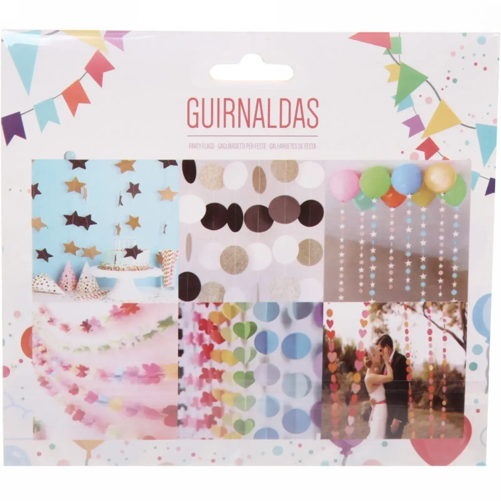 Растяжка «Звёздное сияние» 2,5 м 7 см , (24 штук), золото, глянец