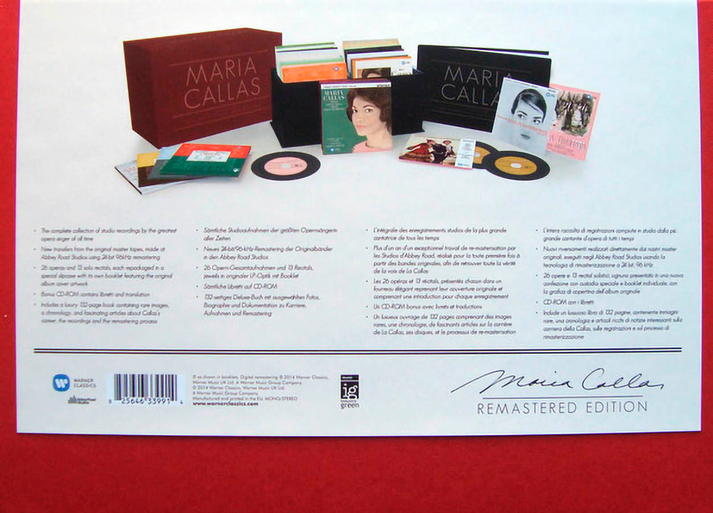 Maria Callas / Remastered - The Complete Studio Recordings (1949-1969) (69CD+CD-ROM)